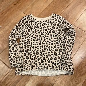 Longsleeve cheetah tee girls 5t